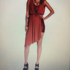 Free People Sleeveless Scoop-Neck Metallic Dress